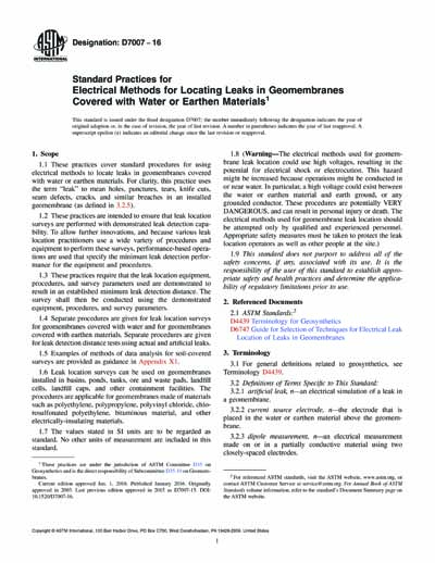 Standards PDF Cover Page