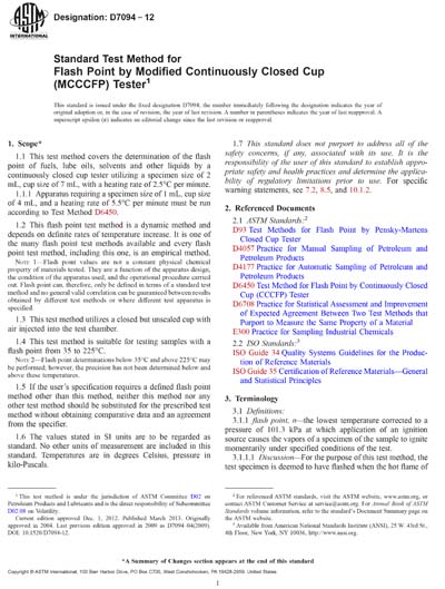 Standards PDF Cover Page