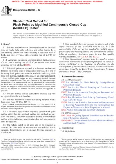 Standards PDF Cover Page