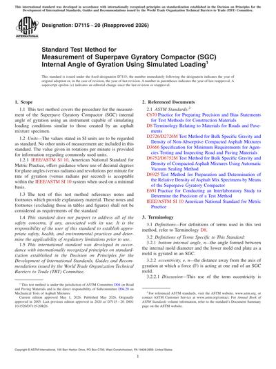 Standards PDF Cover Page