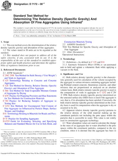 ASTM D7172-06e1 - Standard Test Method for Determining The Relative ...