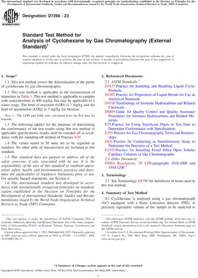Standards PDF Cover Page