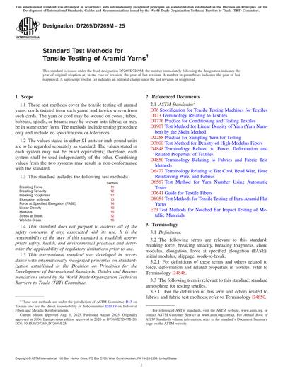 Standards PDF Cover Page