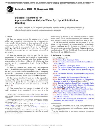 Standards PDF Cover Page