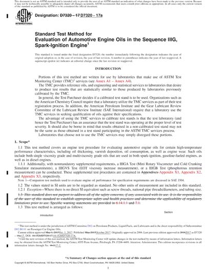 ASTM D7320 17a Red Standard Test Method For Evaluation Of Automotive 