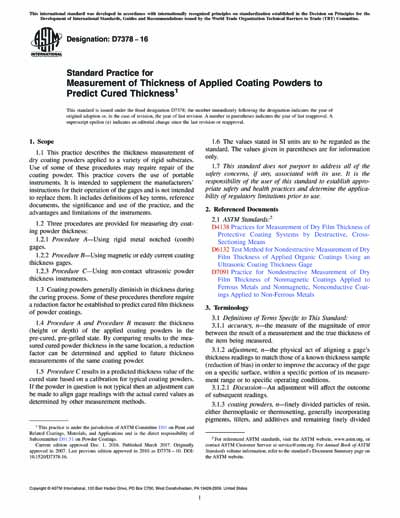 Standards PDF Cover Page