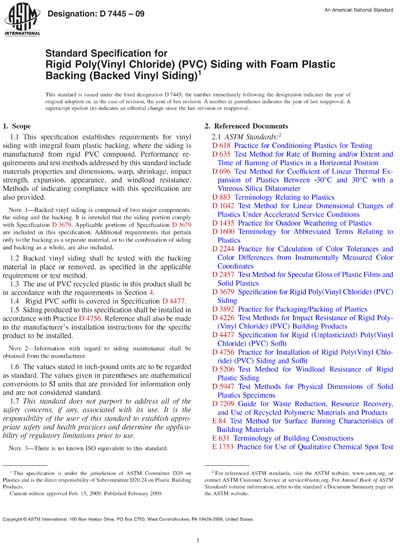 Standards PDF Cover Page