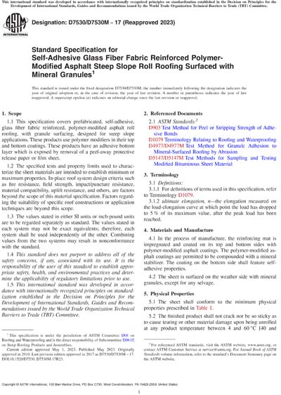 Standards PDF Cover Page
