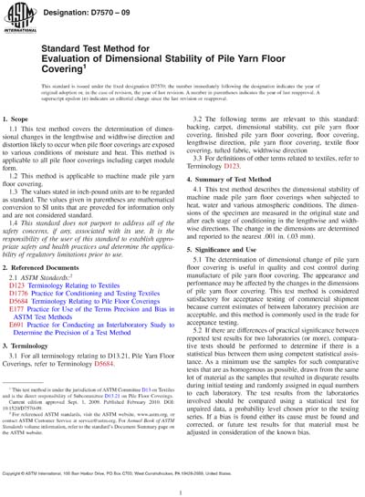 Standards PDF Cover Page