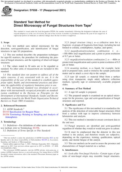 Standards PDF Cover Page
