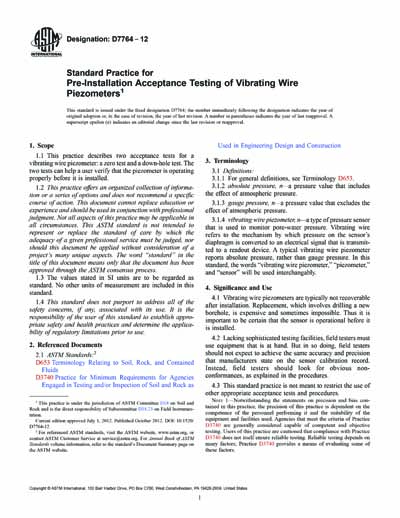 Standards PDF Cover Page
