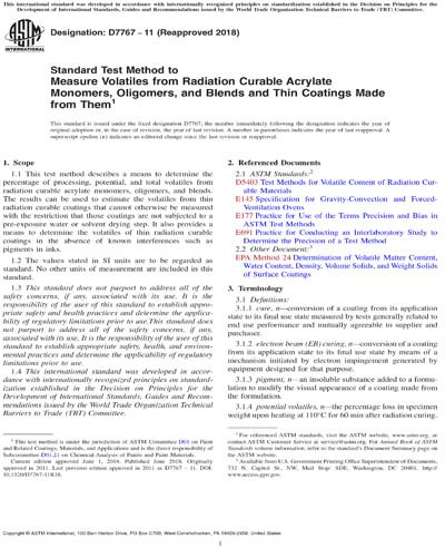 Standards PDF Cover Page
