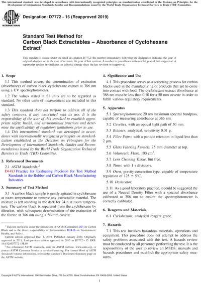 Standards PDF Cover Page