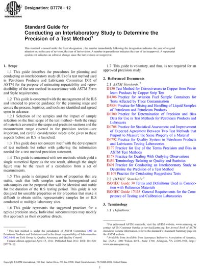 Standards PDF Cover Page