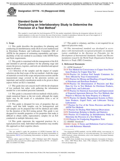 Standards PDF Cover Page