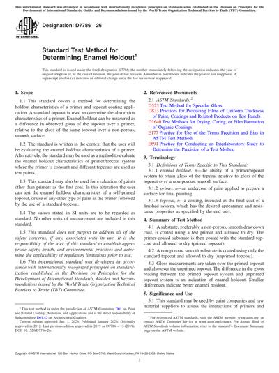 Standards PDF Cover Page