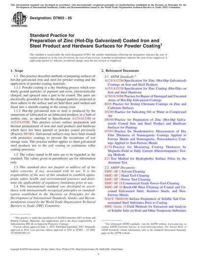 Standards PDF Cover Page