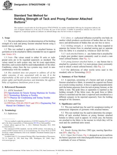 Standards PDF Cover Page