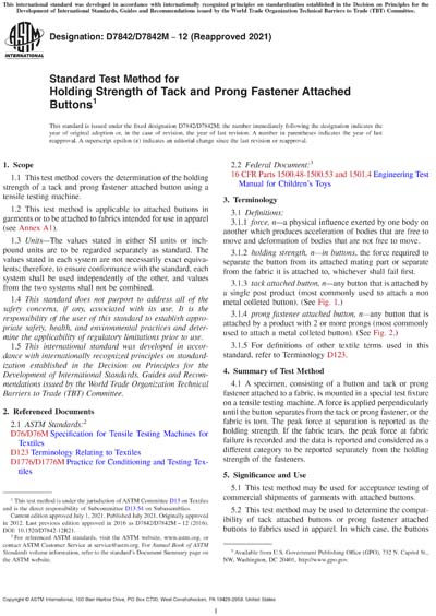 Standards PDF Cover Page