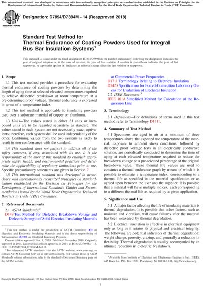 Standards PDF Cover Page