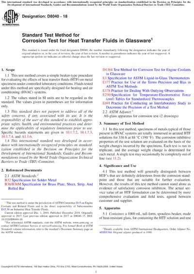 Standards PDF Cover Page