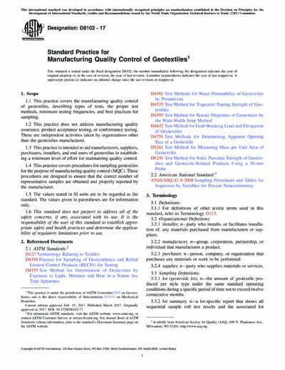 Standards PDF Cover Page