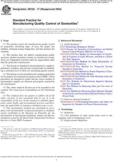Standards PDF Cover Page