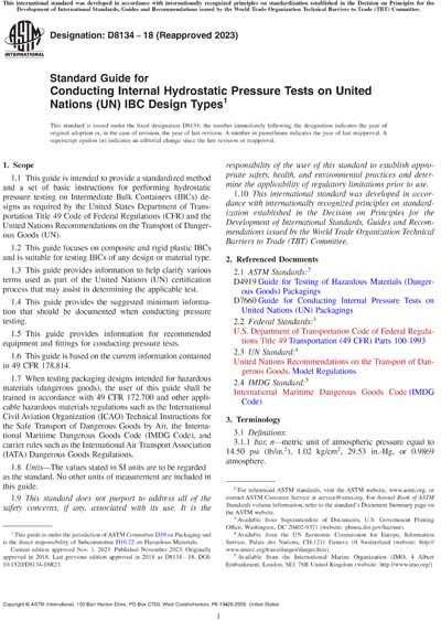 Standards PDF Cover Page