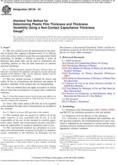 Standards PDF Cover Page