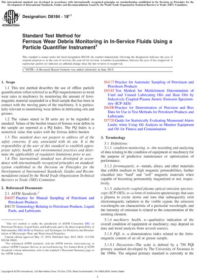 Standards PDF Cover Page