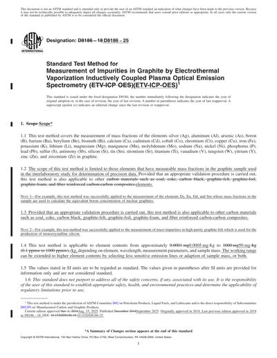 ASTM D8186-25 Red - Standard Test Method for Measurement of Impurities ...