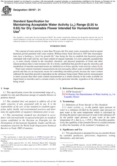 Standards PDF Cover Page