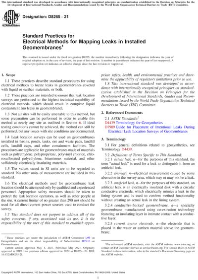 Standards PDF Cover Page