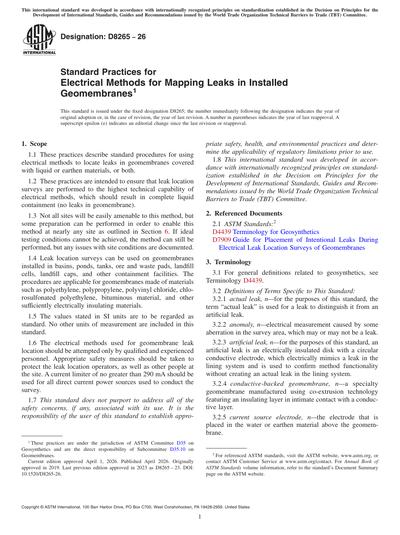 Standards PDF Cover Page
