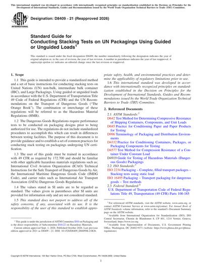 Standards PDF Cover Page