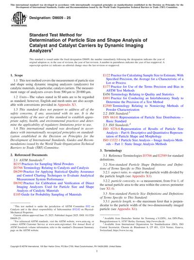 ASTM D8609-25 - Standard Test Method for Determination of Particle Size ...