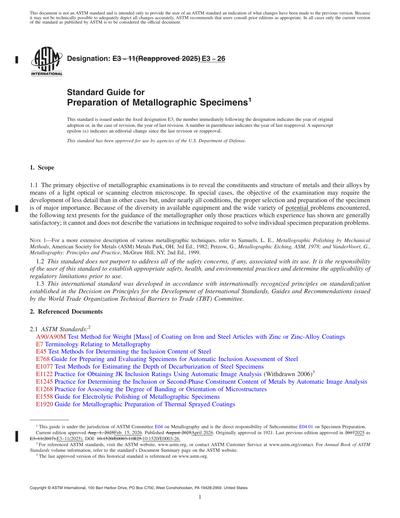Standards PDF Cover Page