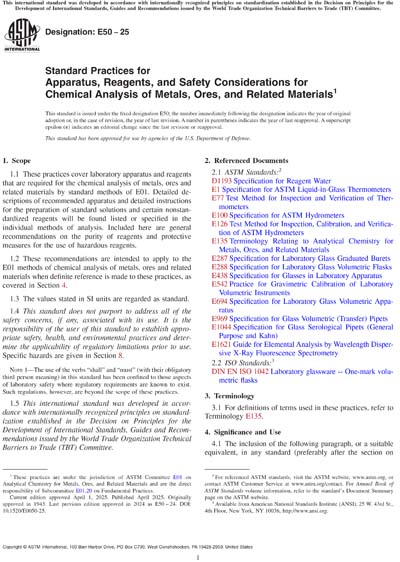 Standards PDF Cover Page