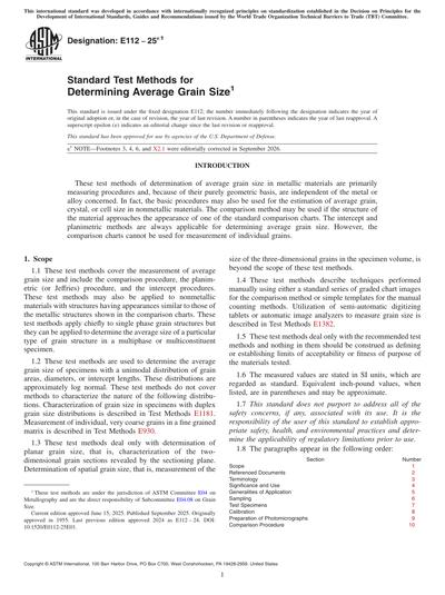 Standards PDF Cover Page