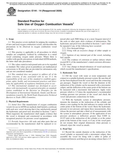 Standards PDF Cover Page