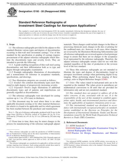 Standards PDF Cover Page