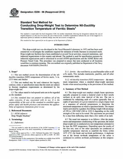 Standards PDF Cover Page