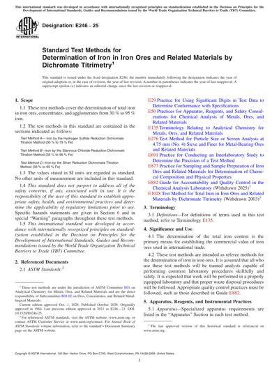 Standards PDF Cover Page