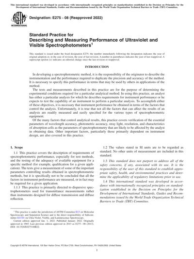 Standards PDF Cover Page