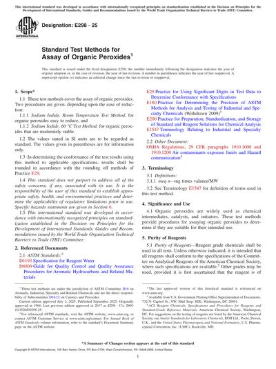 Standards PDF Cover Page