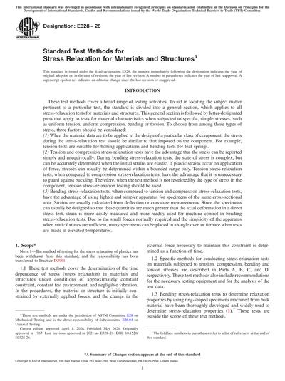 Standards PDF Cover Page