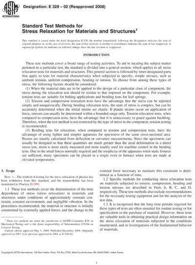 Standards PDF Cover Page