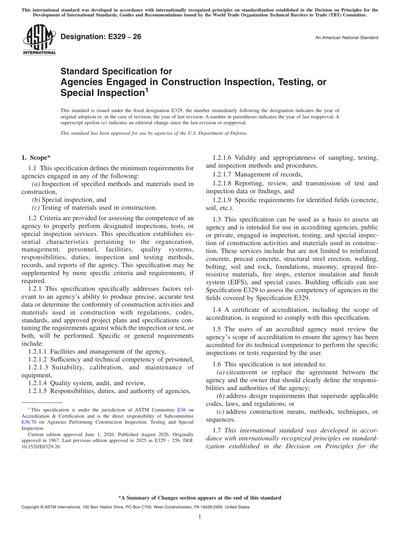 Standards PDF Cover Page