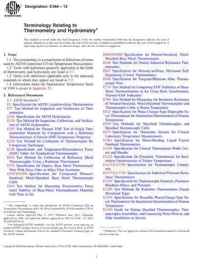 Standards PDF Cover Page