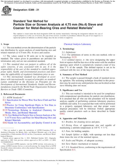 Standards PDF Cover Page